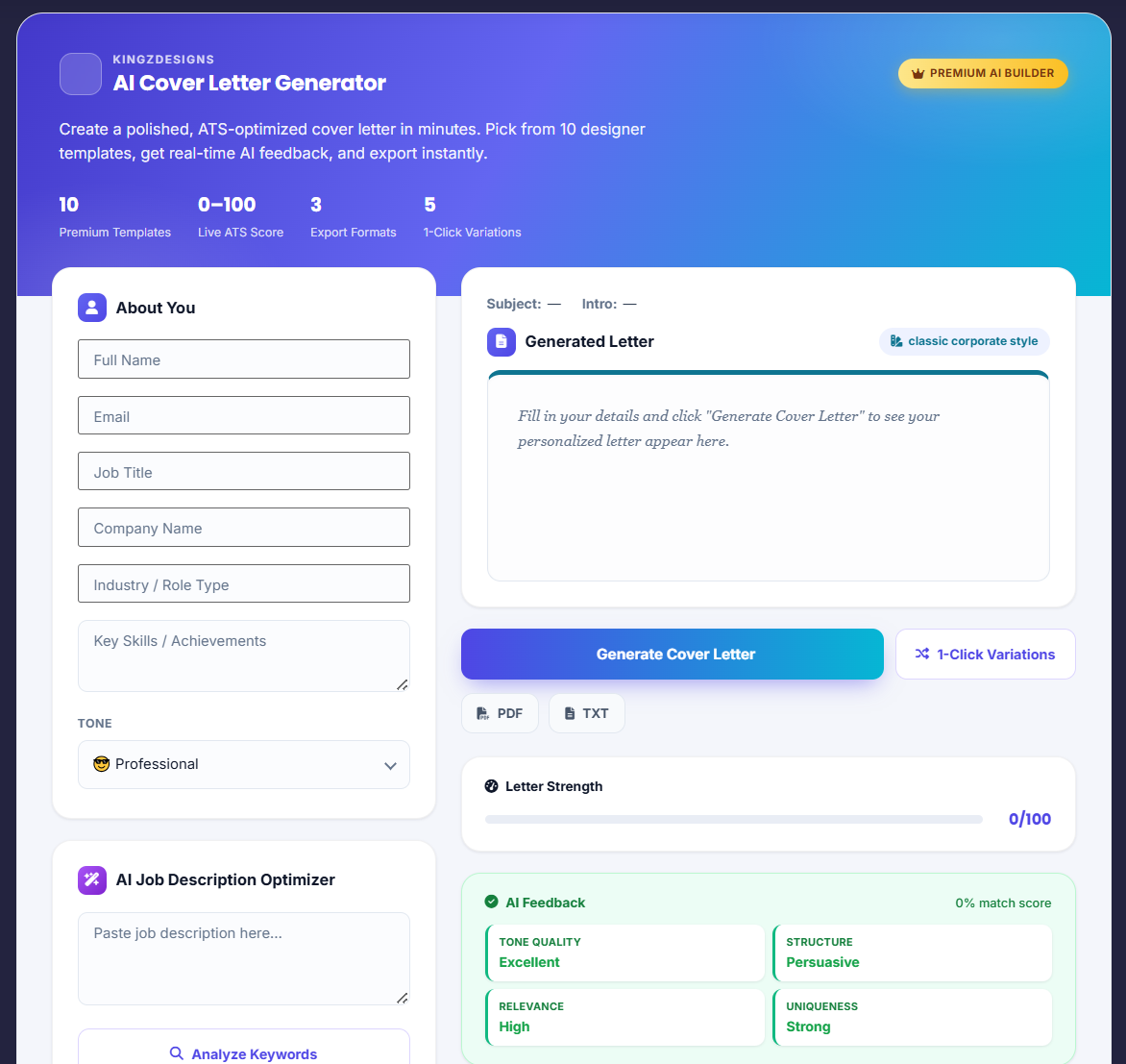AI Cover Letter Generator Post